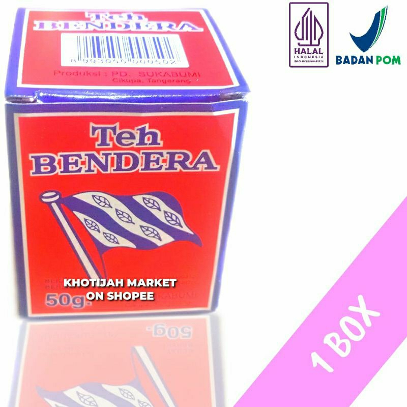 

Teh Bendera Bubuk Box 50 Gram