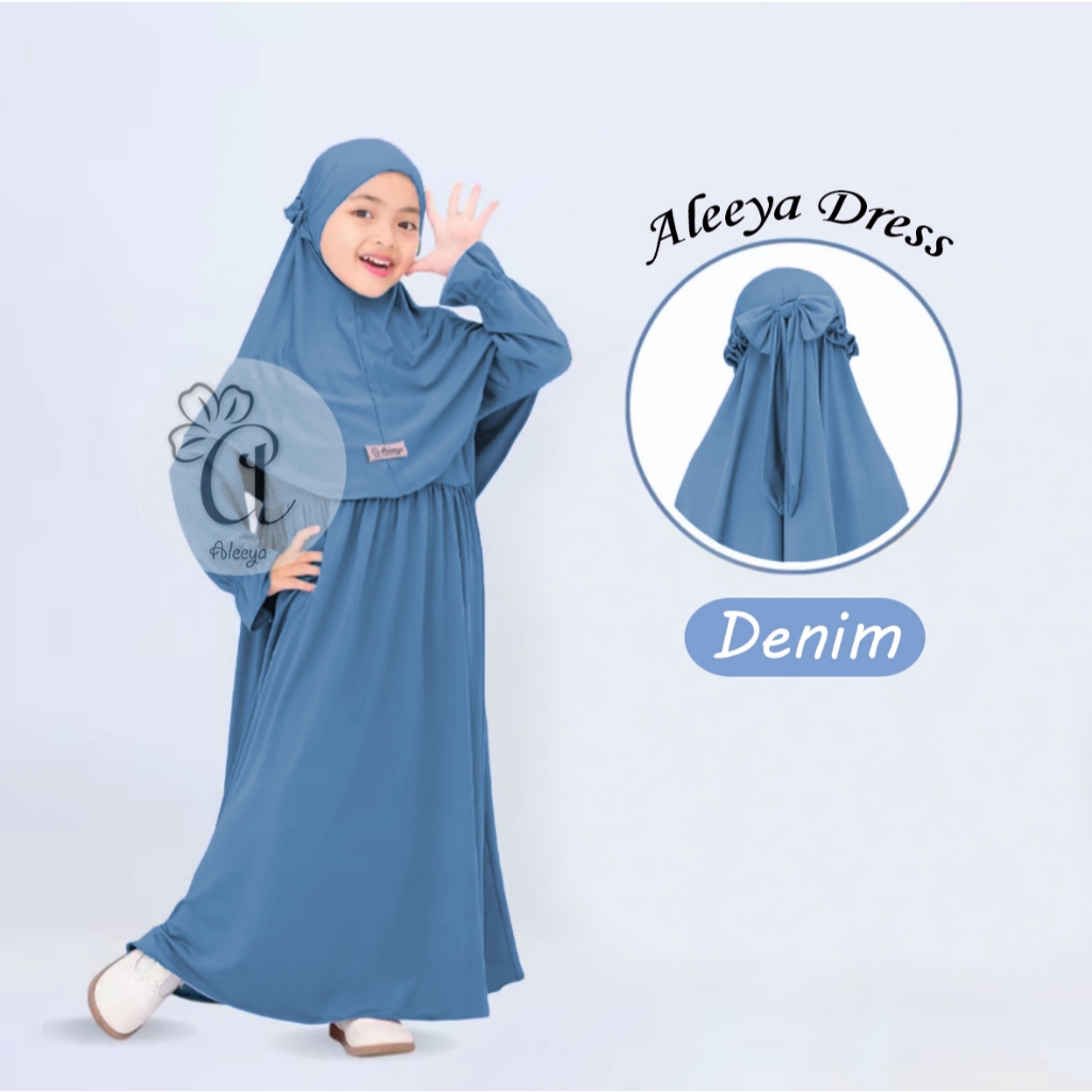 BEST SELLER GAMIS ALEEYA FASHION GAMIS ANAK PEREMPUAN 2-9 TAHUN