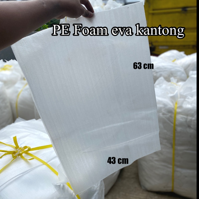 

Polyfoam Pe Foam Bag kantong pembungkus busa eva polybag kantong ukuran 63x43 cm