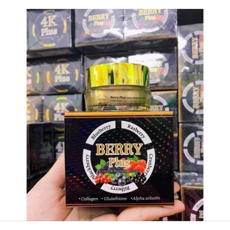 4K BERRY PLUS EXTRA WHITENING CREAM - 4K BERRY FULL