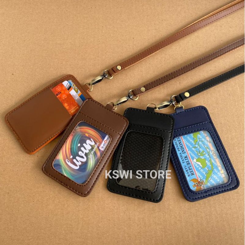 

ATK9 ID Card Holder Kulit Name Tag Holder Kulit MB1
