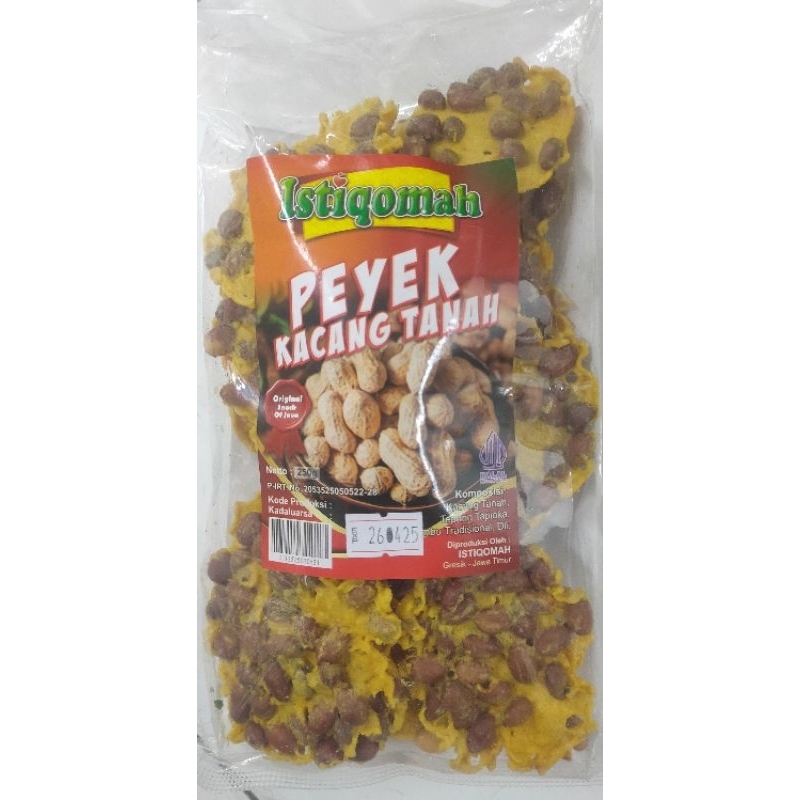 

Istiqomah Peyek Kacang Tanah 250gr