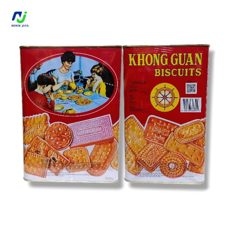 

Khong Guan Assorted Biscuits Kaleng Segi 1600g(KALENG BESAR ANEKA RASA)