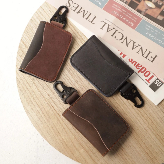 Dompet Stnk Mobil Kulit Asli Dompet STNK 3 Slot Kulit Crazy Horse Dompet Stnk Kulit Asli