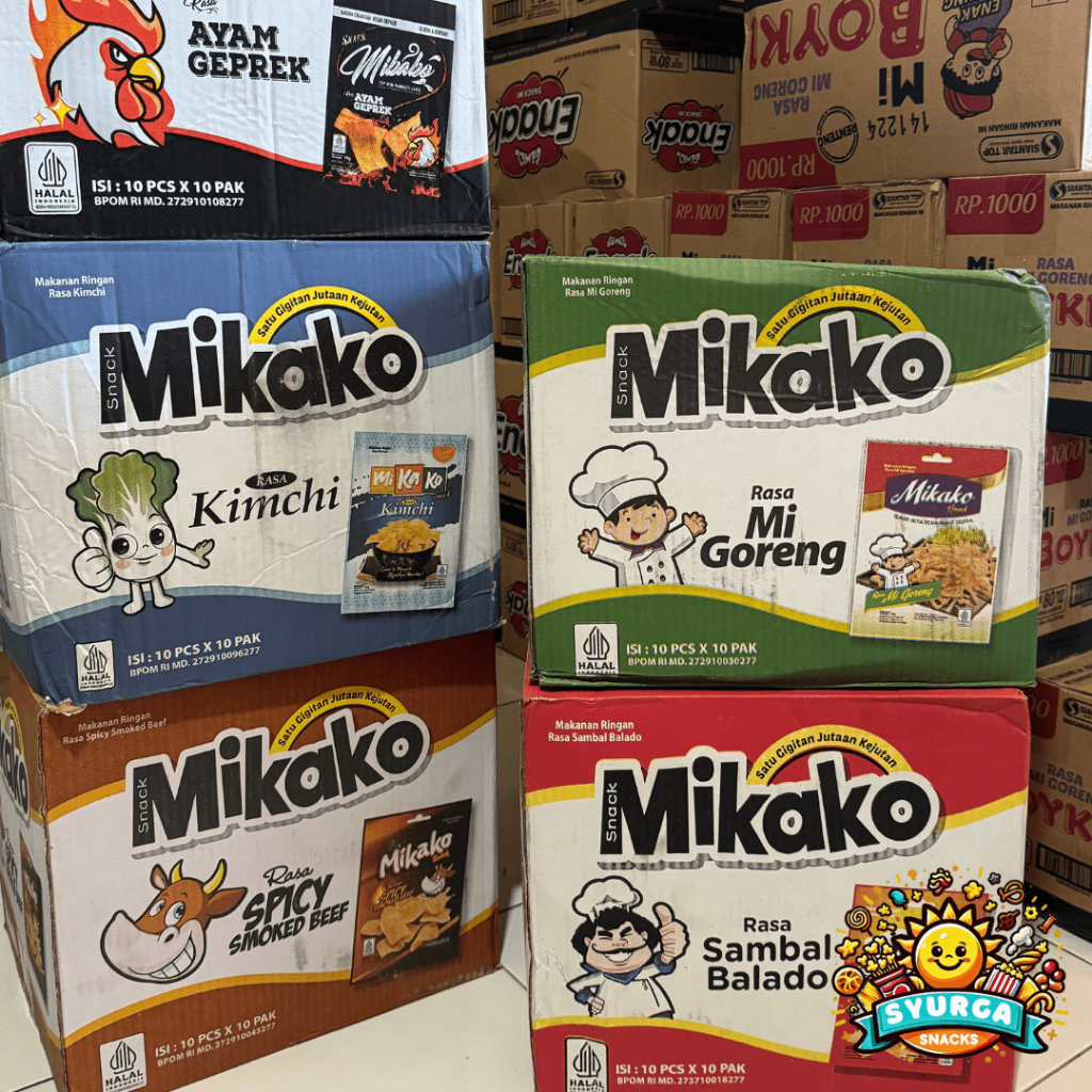 

MIKAKO SNACK | MIKAKO 1 DUS (10x10x18gr)