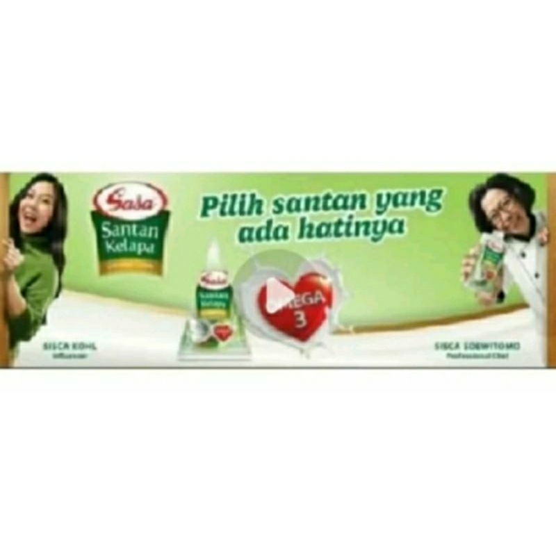 

Sasa Santan cair sisca khool 16pcsX 65ml