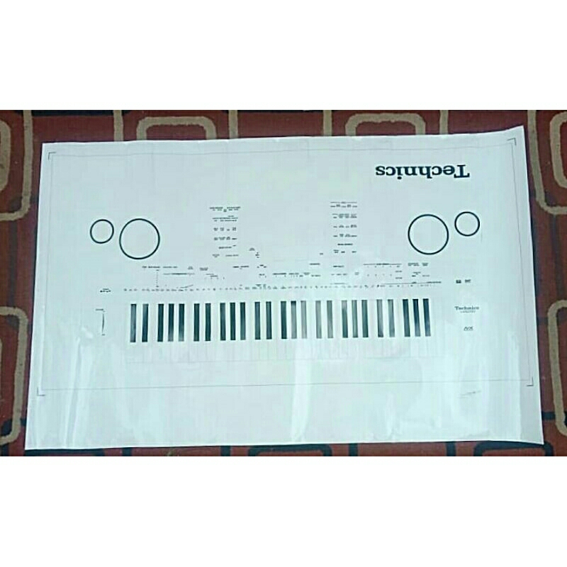 Stiker Transparan Keyboard TECHNICS KN2400