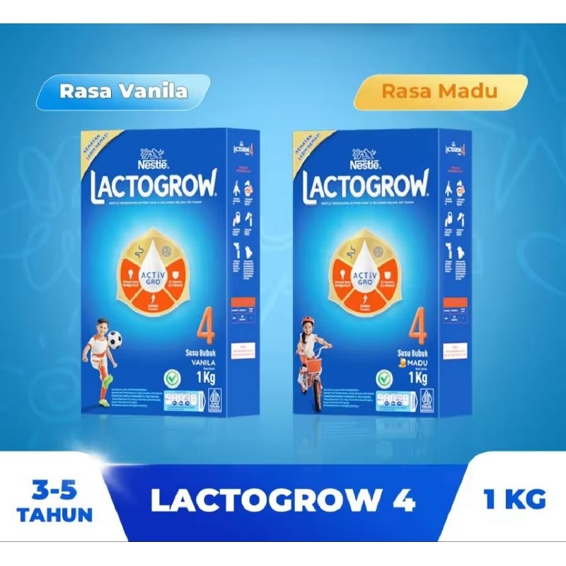 

LACTOGROW 4 VANILA/ MADU 1KG EXP.2026