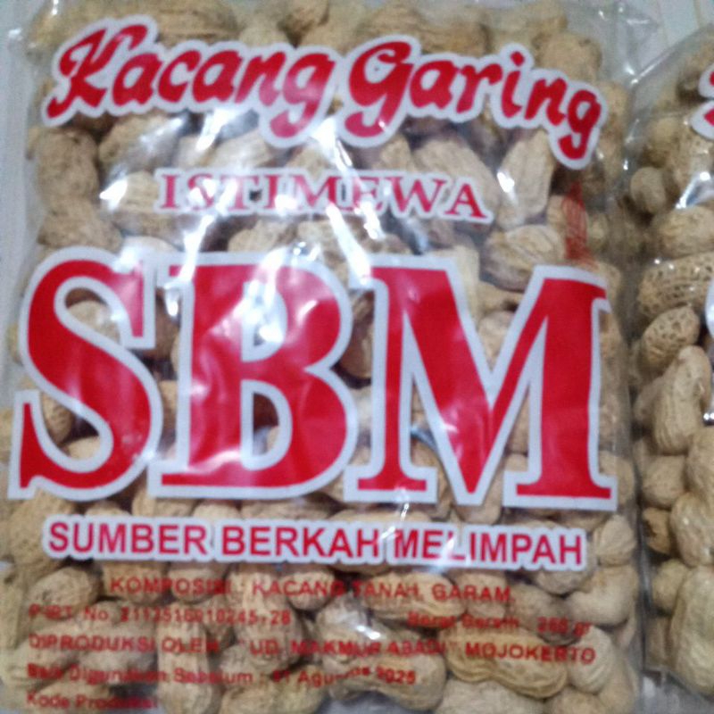 

Kacang SBM Kacang Garing istimewa 250gr