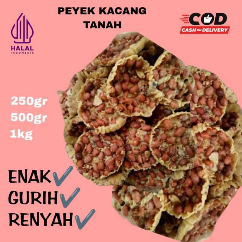 

Cemilan Peyek Bulat Kacang Merah Gurih kriukk