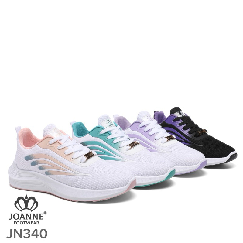 JOANNE FOOTWEAR Casual Sport Sneakers Shoes Sepatu Wanita #JN340