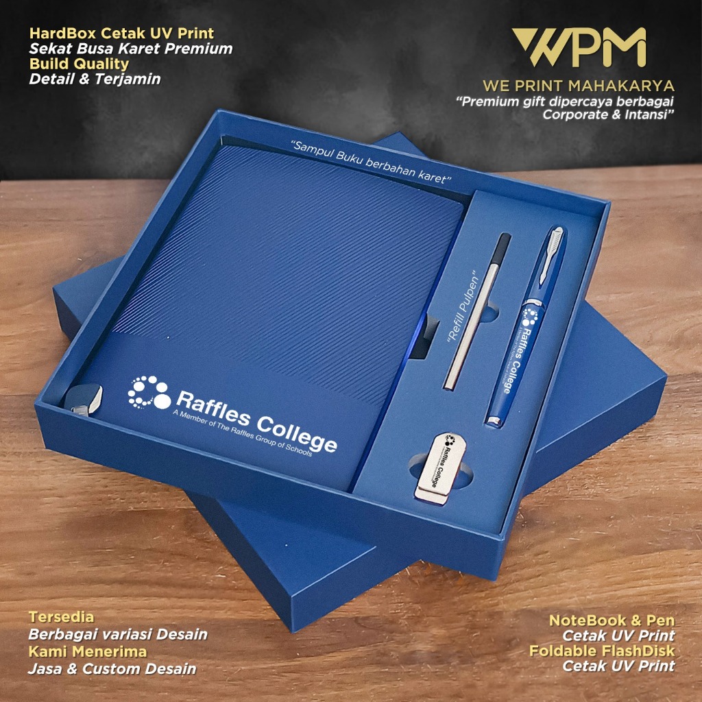 HardBox Cetak UV Print / SOUVENIR PERUSAHAAN / PAKET SOUVENIR PERUSAHAAN / SOUVENIR COORPORADE CUSTO