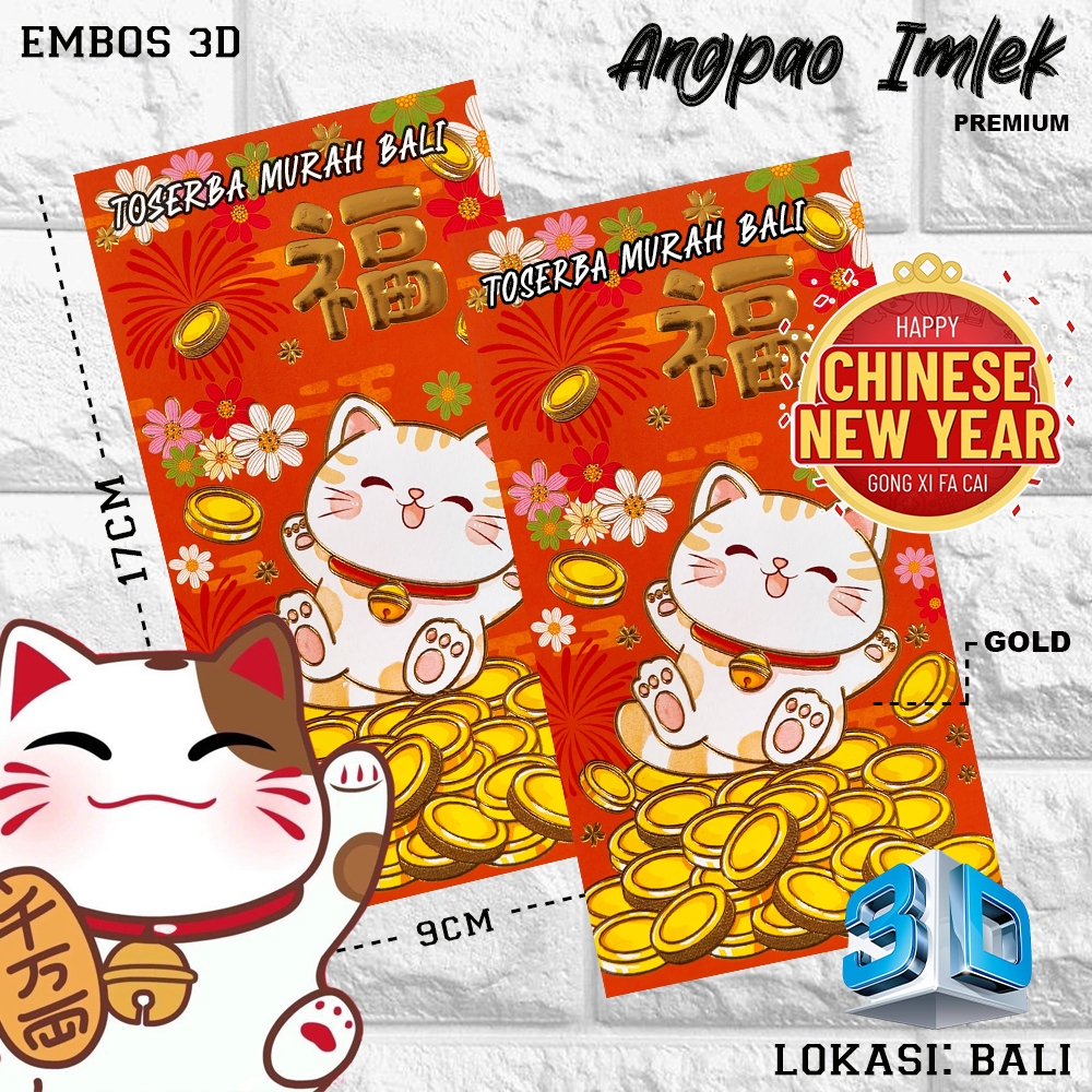 

KERTAS ANGPAO IMLEK LUCKY CAT 5 PREMIUM