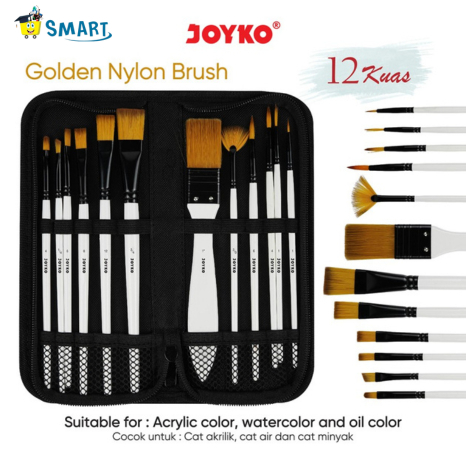 

(1SHEET ISI 12KUAS)JOYKO BRUSH SET BRS 18-72