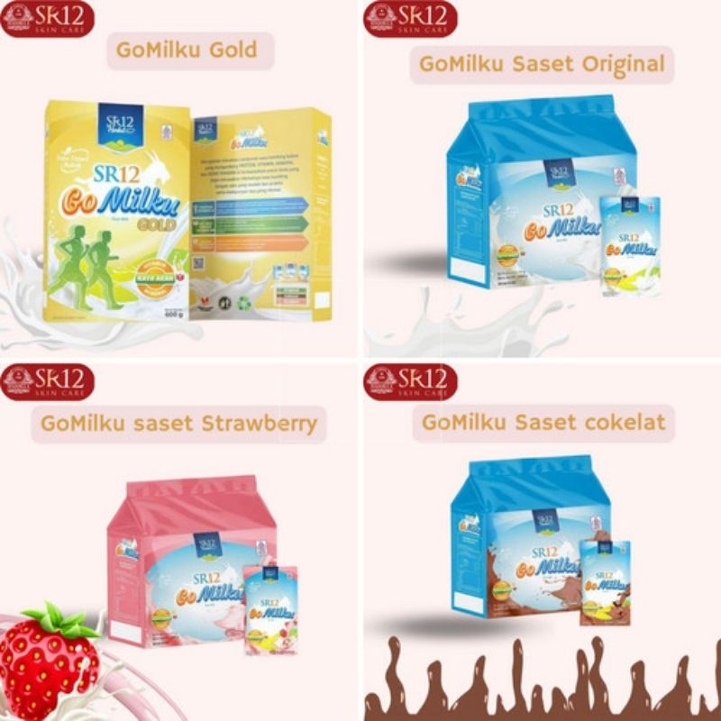 

Gomilku SR12 pouch 40 Sachet Original Cokelat Strawberry