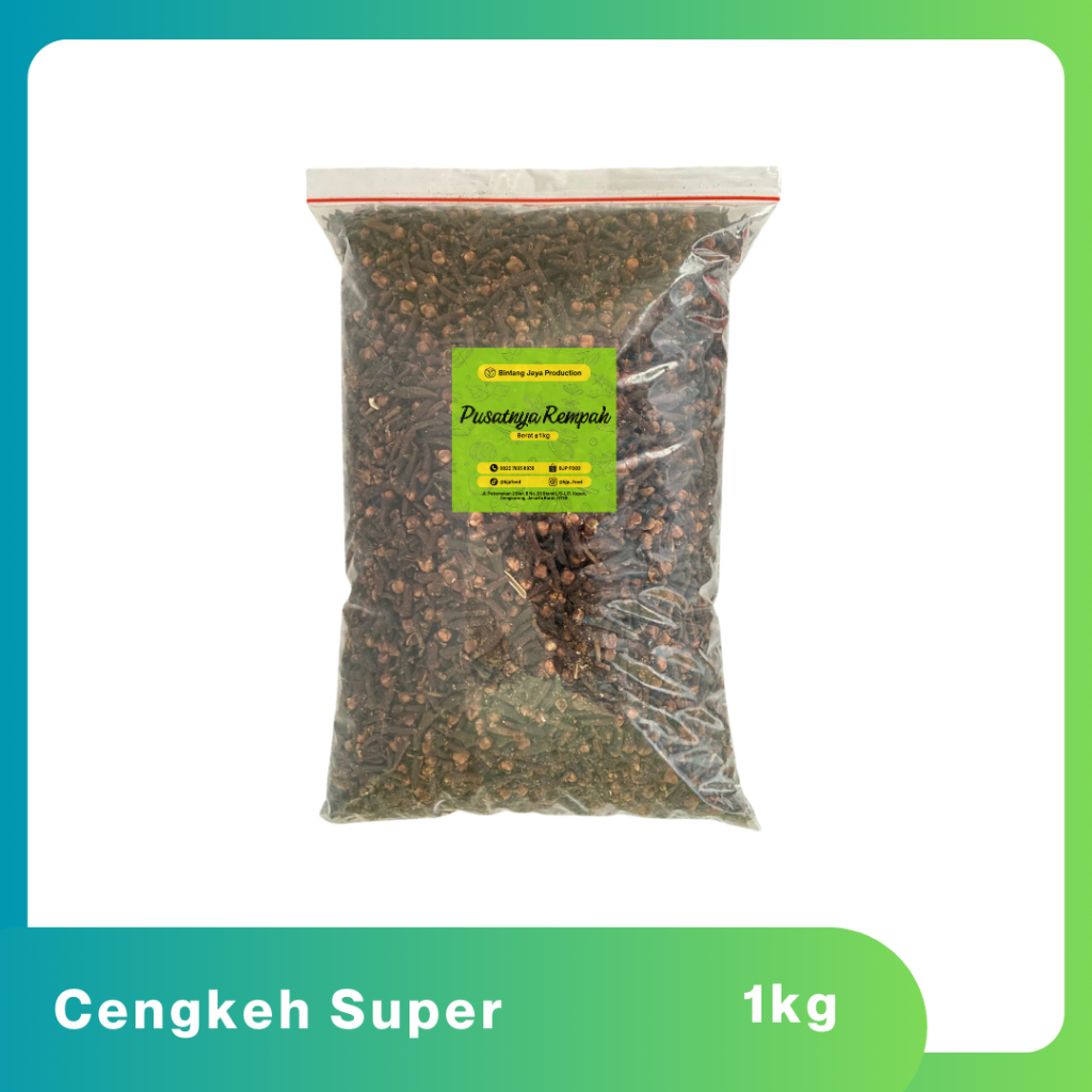 

Cengkeh / clove super kemasan 1kg spesial