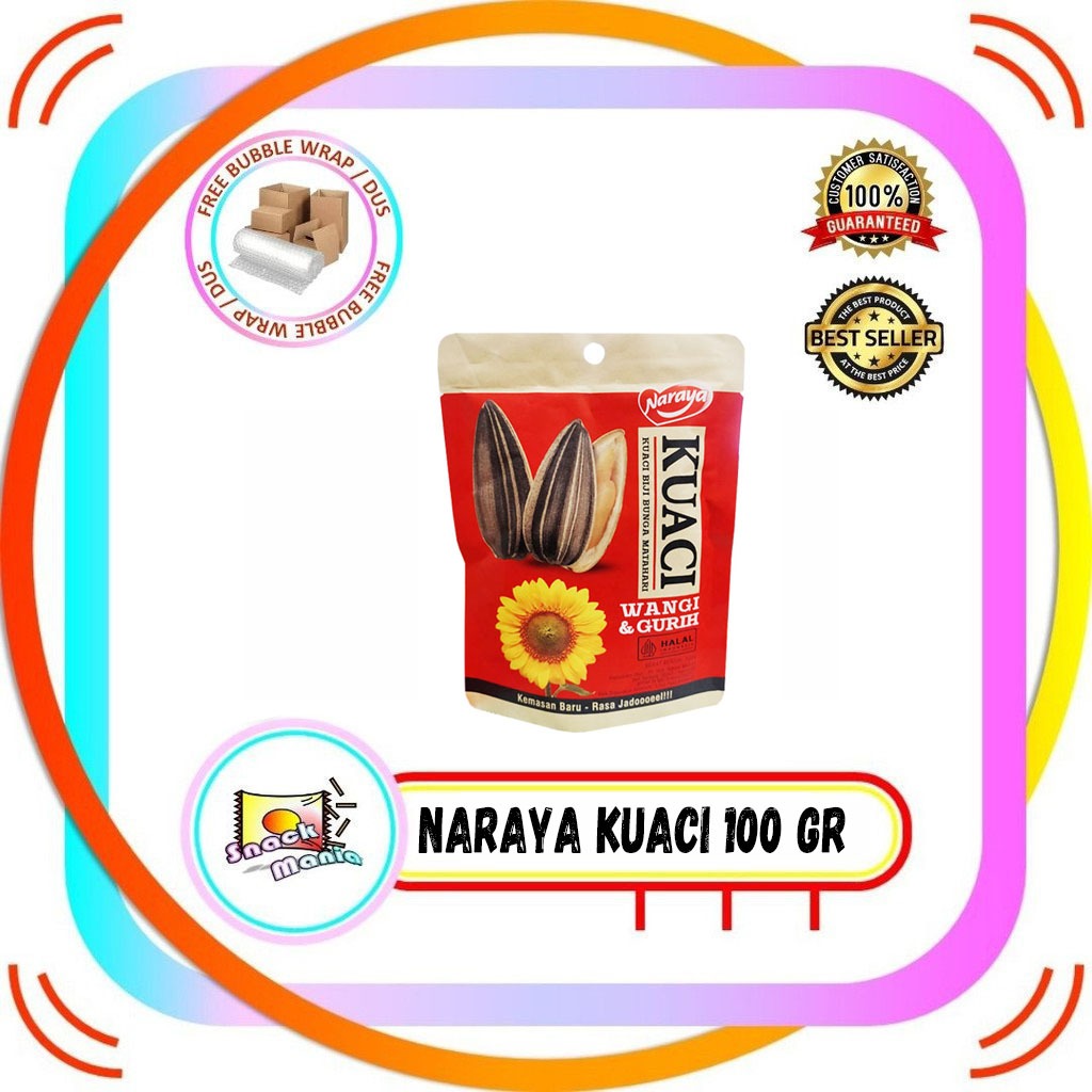 

Naraya Kuaci Biji Bunga Matahari ~ 100 gr Sunflower Seeds