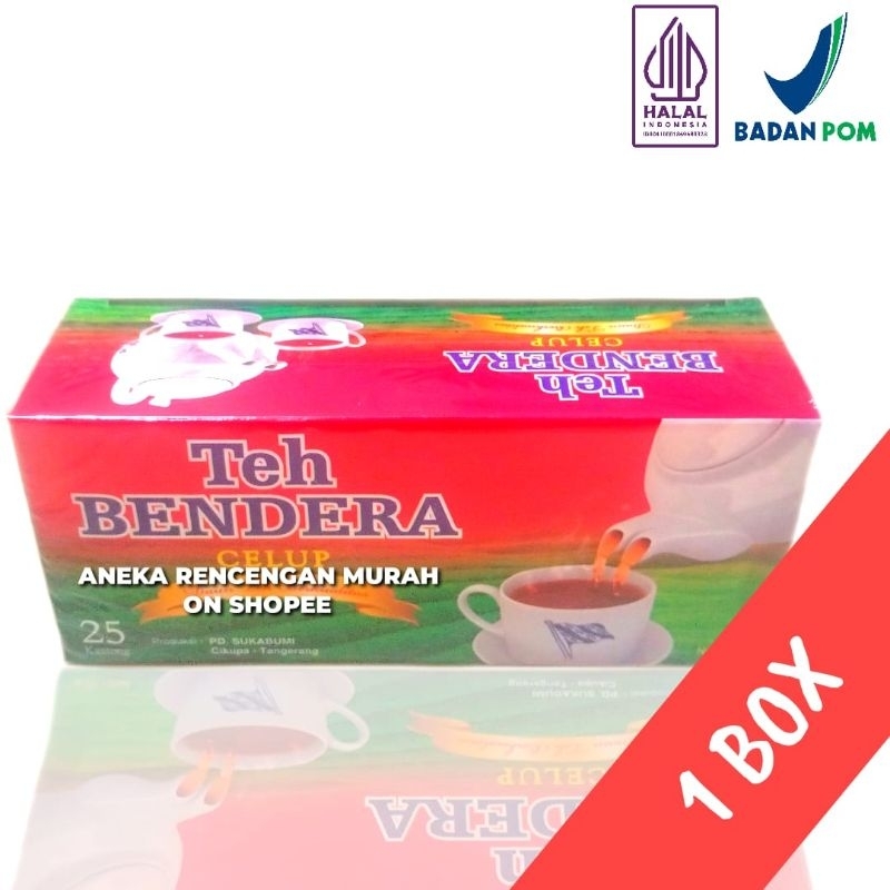 

Teh Celup Teh Bendera 1 Box Isi 25 Kantong Netto 50g