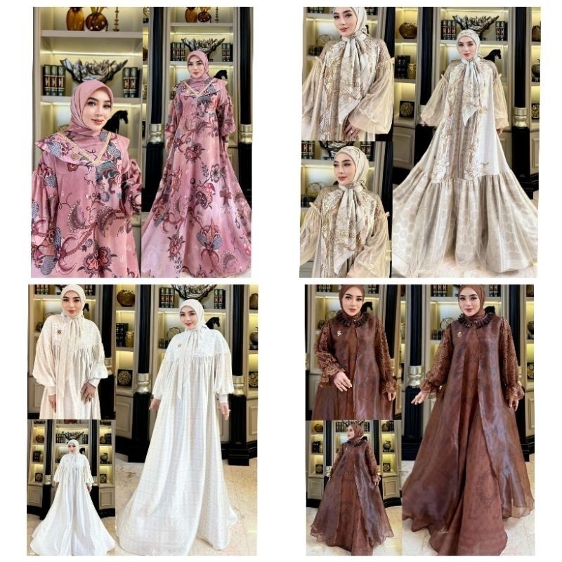 SET HIJAB GAMIS SHELLASAUKIA ORIGINAL