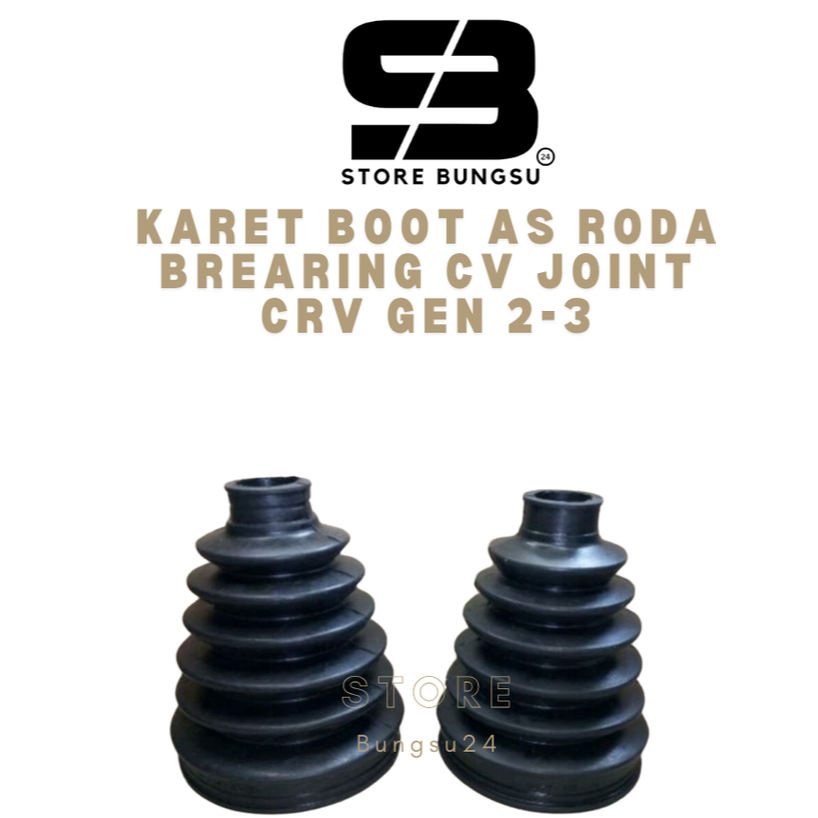 SPAREPART MOBIL KARET BOOT AS RODA BREARING CV JOINT CRV Gen 2-3 - Aftermarket