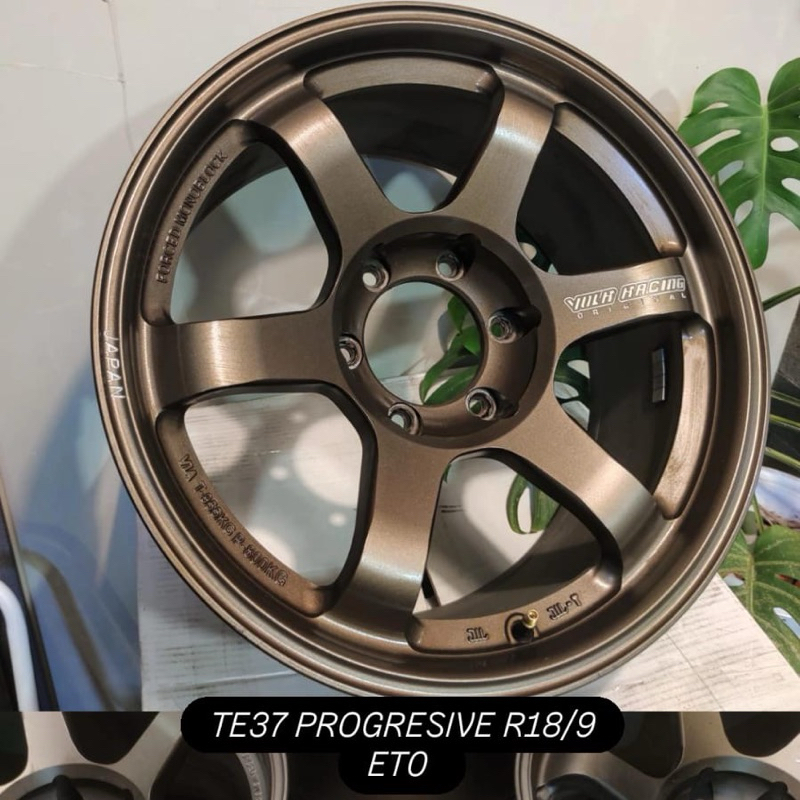 Velg Ring 18 TE37 Progressive Fortuner Hilux Pajero Triton Ford R18