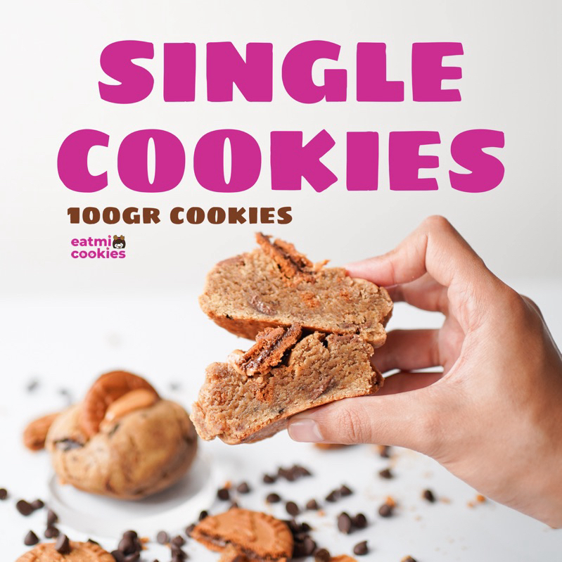 

SINGLE COOKIE 100gr (minimal beli 3pcs) by EATMI COOKIES