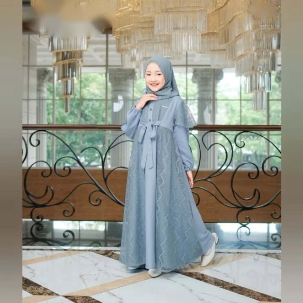 Gamis Anak Perempuan Usia 8-9-10-11 Tahun Terbaru // Batari Dress Kids Matt CRUTTY MIX BRUKAT Terbar