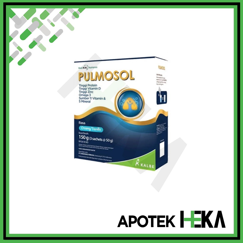 

BgKr Pulmosol Vanila 150 Gram - Nutrisi Kesehatan Pernapasan (BANDUNG)