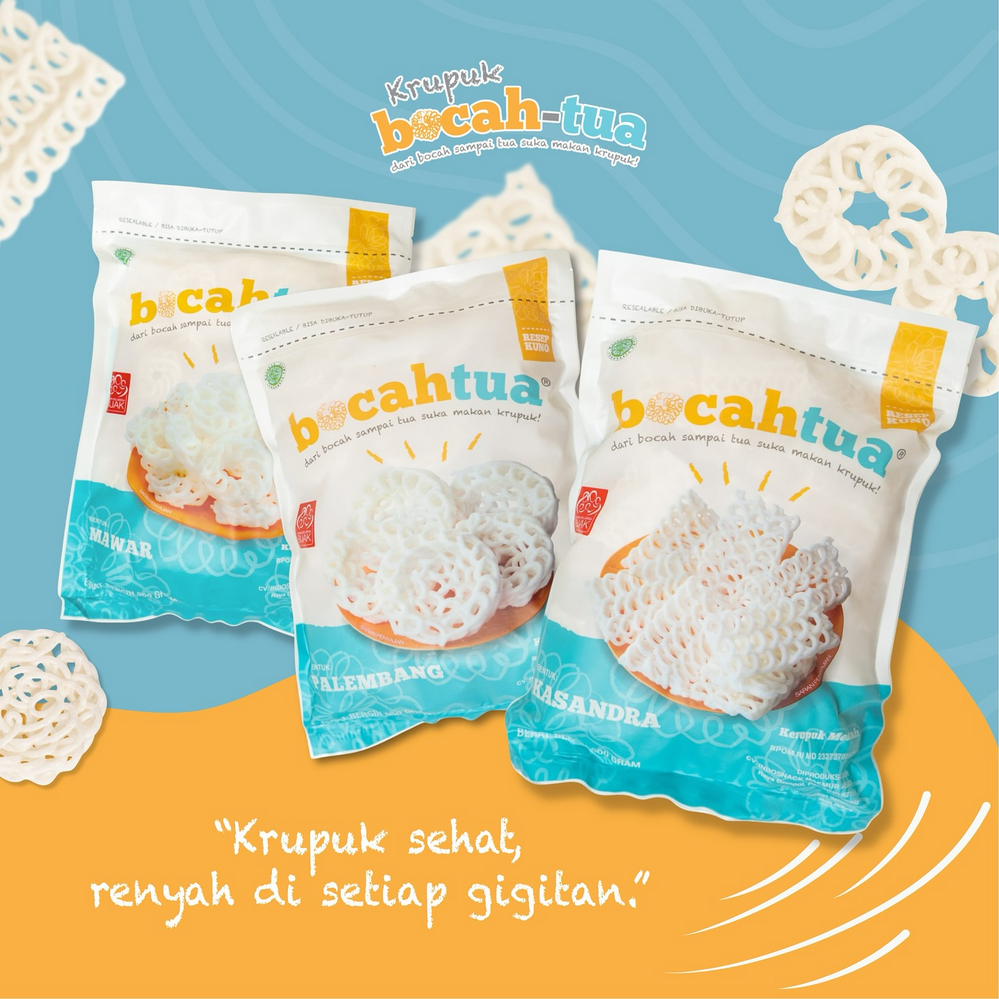 

Krupuk Bocah Tua 500gr - Kerupuk Mentah