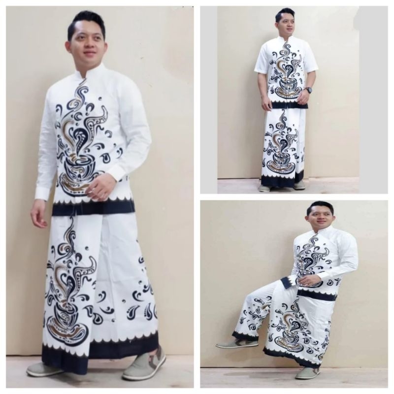 setelan celanasarung motif batik solosetelan celanasarung batik solo setelan sarcel pria dewasa sarc