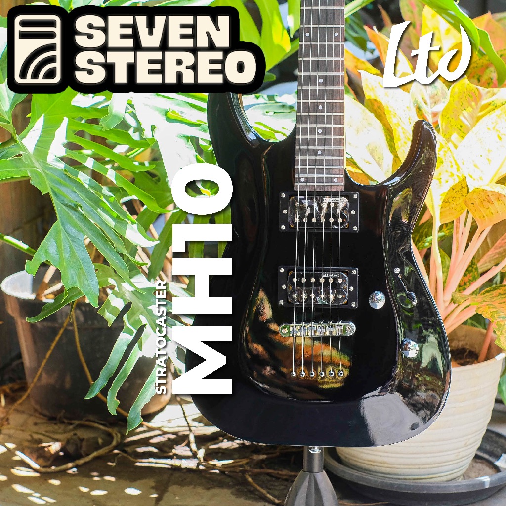 LTD by ESP MH10 MH-10 LMH10KIT Black Electric Guitar