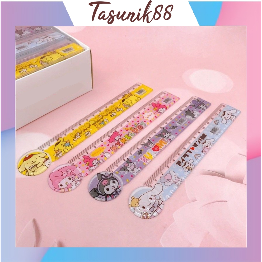 

⭐TasUnik88⭐ Penggaris Sanrio Premium Panjang 15 cm Melody Kuromi Pom Pom Purin Unik Lucu Imut Termurah S143