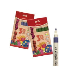 

M&G Acrylic Marker 1MM APMT3321 | Acrylic Pen | Spidol Akrilik 1 BOX 6 PCS