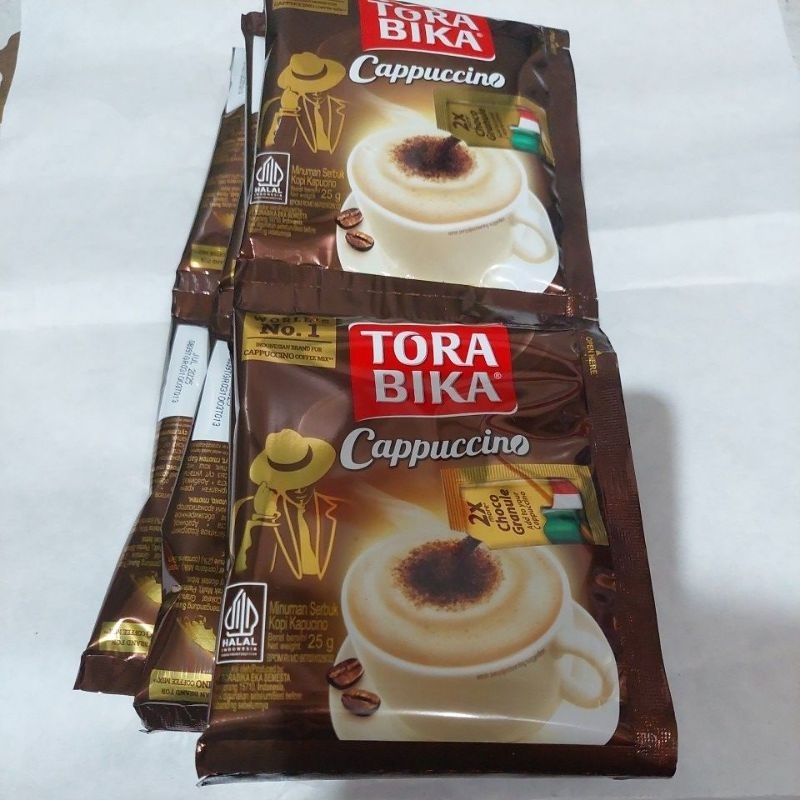 

Torabika Cappucino 25g Renceng isi 10 sachet