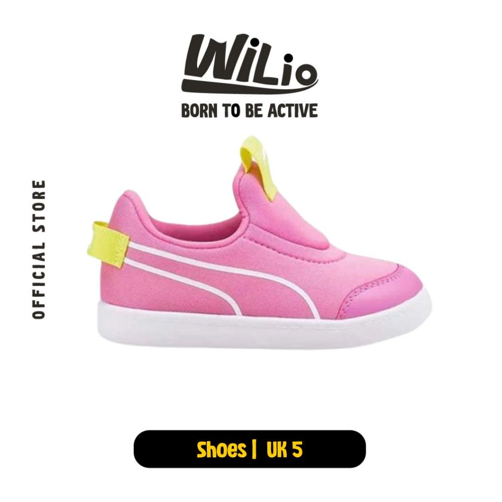 PUMA Courtflex V2 Slip On Inf Opera 37485910 - Sepatu Anak (Pink)
