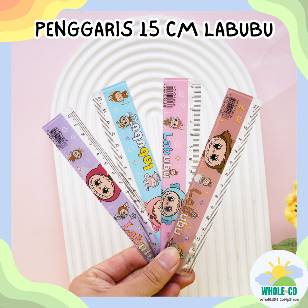 

Penggaris Labubu Premium Panjang 15 cm The Monsters Rullers Ukuran Unik Lucu Imut Termurah Grosir Cod