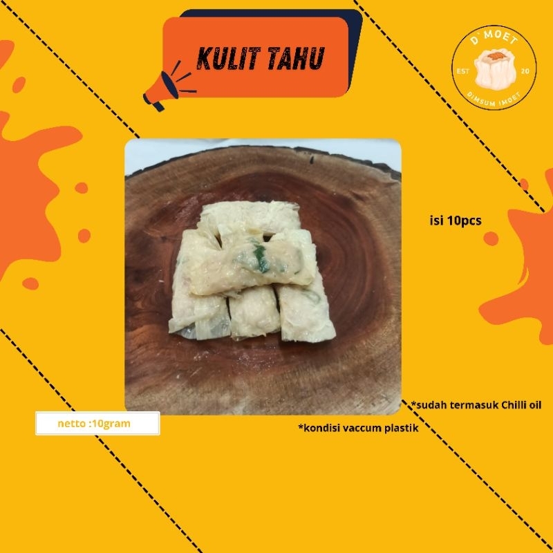 

D'MOET DIMSUM IMOET (MINI) KULIT TAHU ISI 10PCS