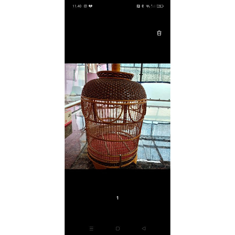 Sangkar Rajut Burung Perkutut