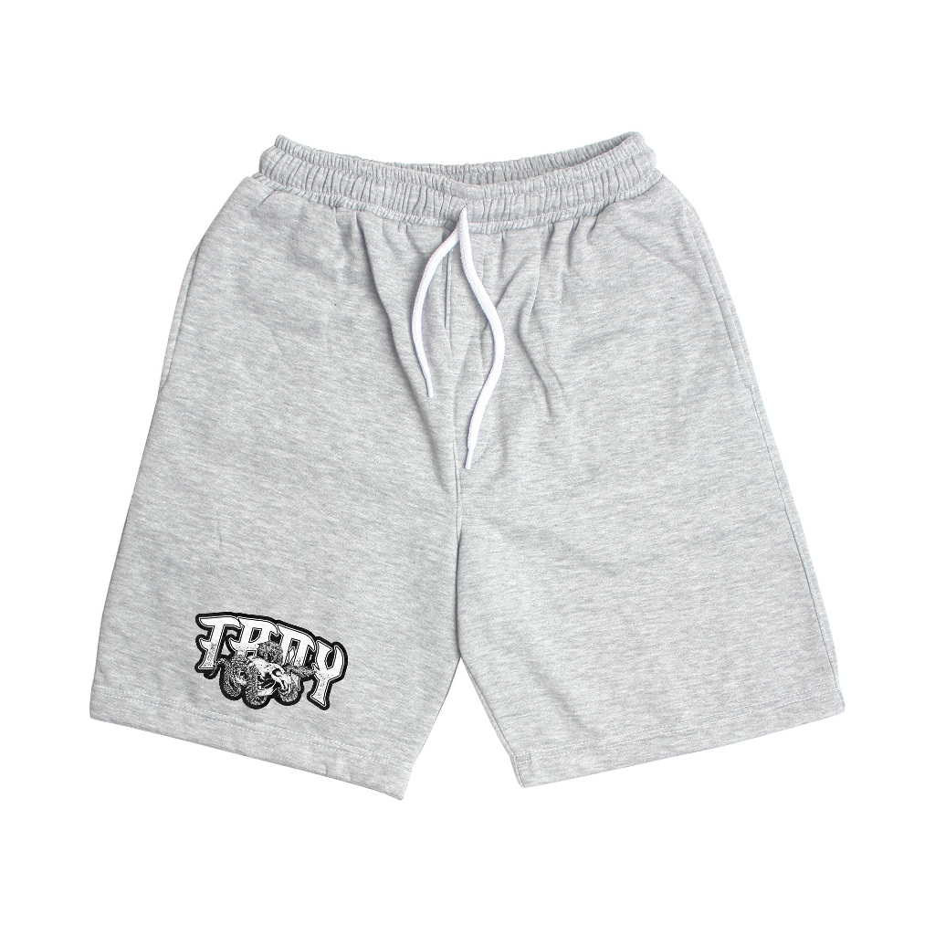Troy Company Boardshort Fleece Misty Hebi - Celana Pendek Pria Abu Misty PTN 2877