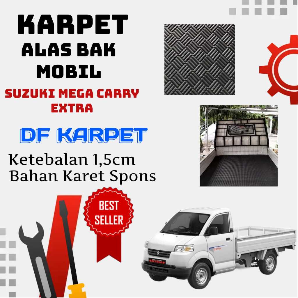 KARPET ALAS BAK MOBIL SUZUKI MEGA CARRY EXTRA / KARPET BAK MOBIL / KARPET MOBIL