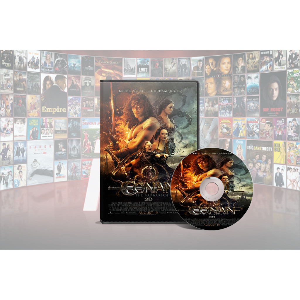 Koleksi DVD Film Conan The Barbarian & Conan The Destroyer  (1982-2011)