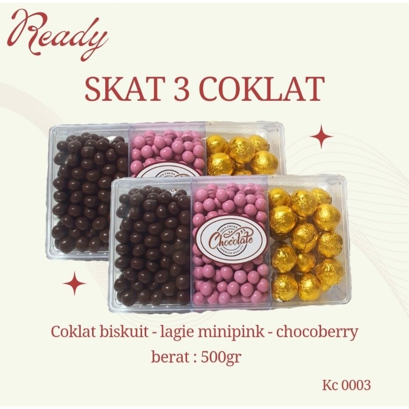 

skat 3 coklat berat 500gr
