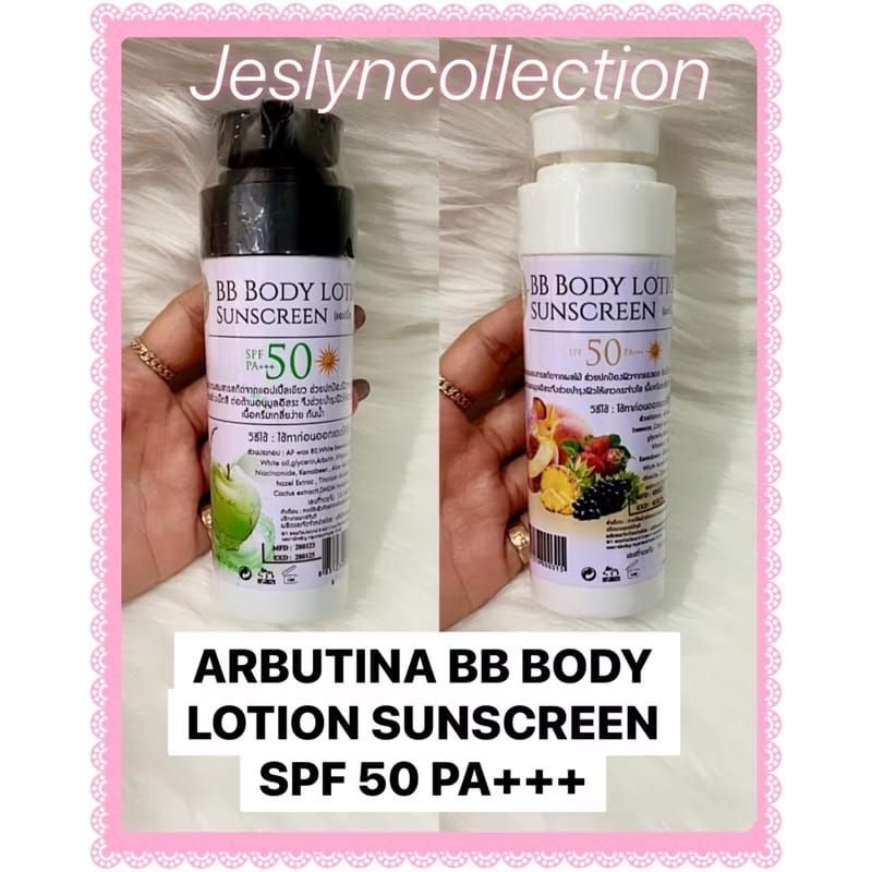 ARBUTINA BB BODY LOTION SUNSCREEN SPF 50 PA+++