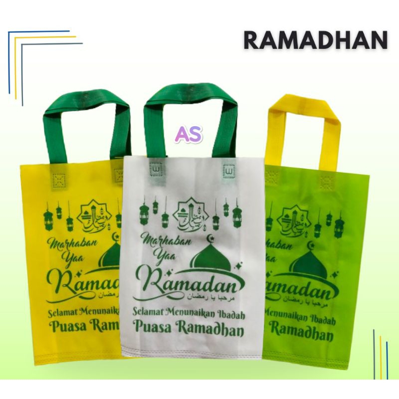 

1 LUSIN ( 12PCS) TAS HAMPERS MARHABAN YA RAMADHAN 25X8X35