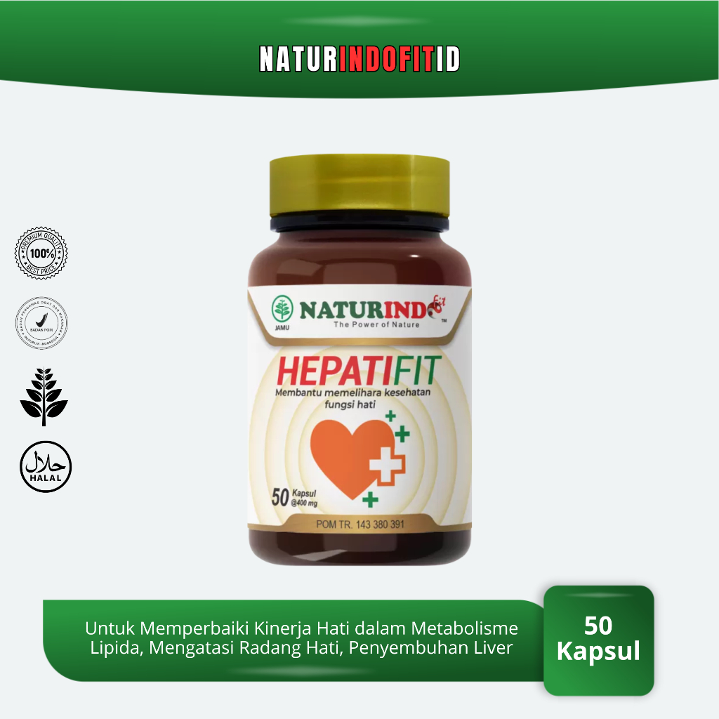 Naturindo Fit - Hepatifit 50 Kapsul