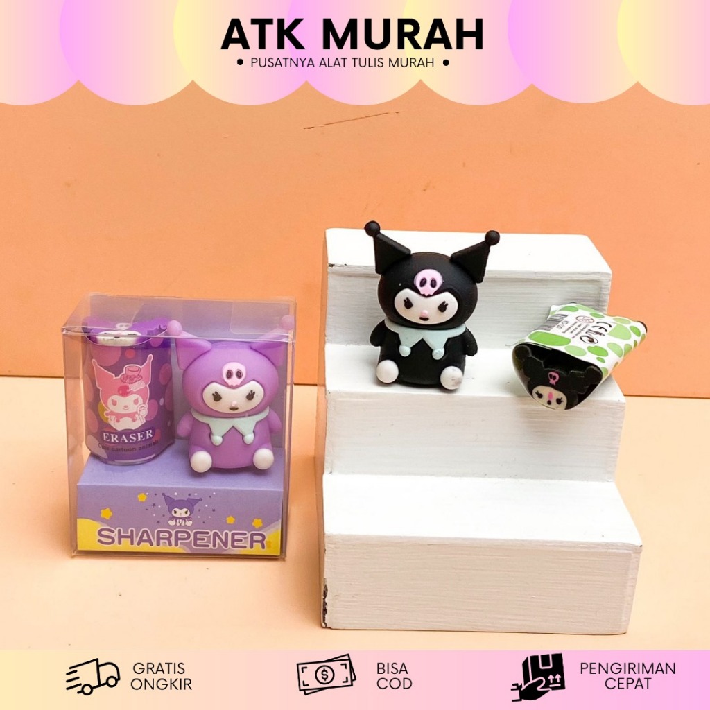 

ER 1471 SET PENGHAPUS RAUTAN KUROMI DAPAT 2 PCS | SET HAMPERS ALAT TULIS LUCU MURAH TERJANGKAU
