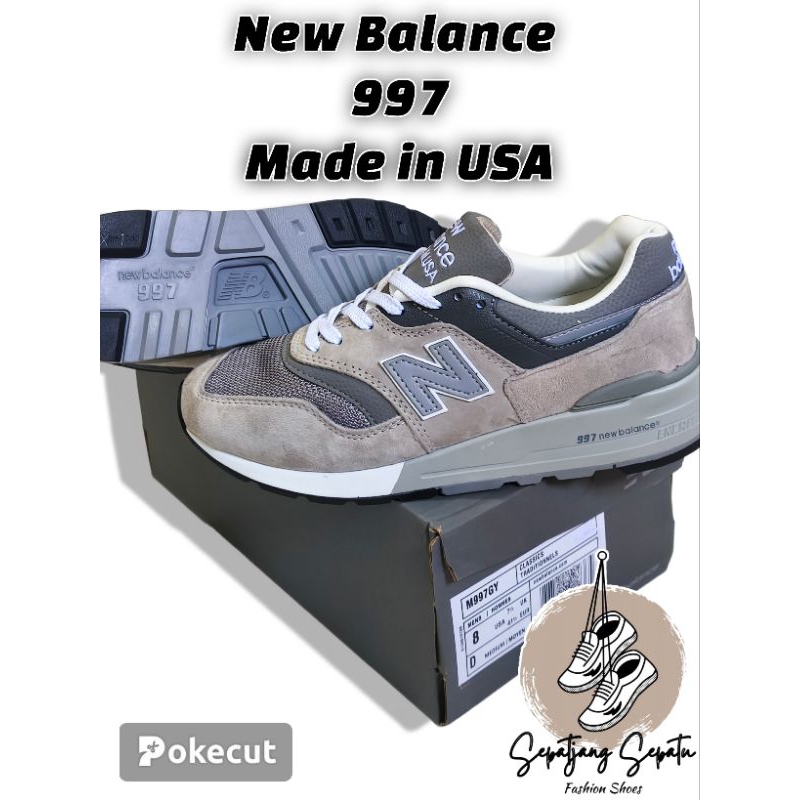 {TERBARU✅}NewBalance 997 Made in USA "M997GY"(NB997USA)