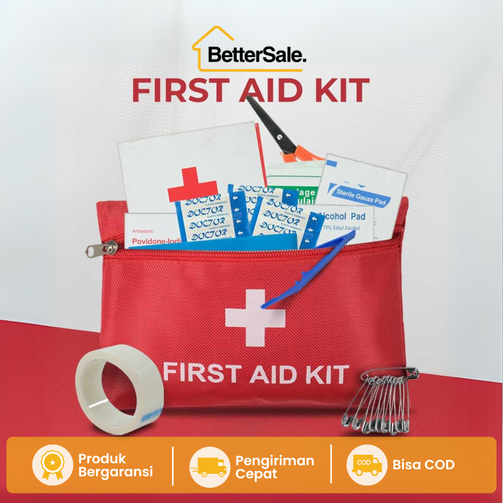 Kotak P3K Portable Peralatan P3K 11in1 Medical Bag Portable