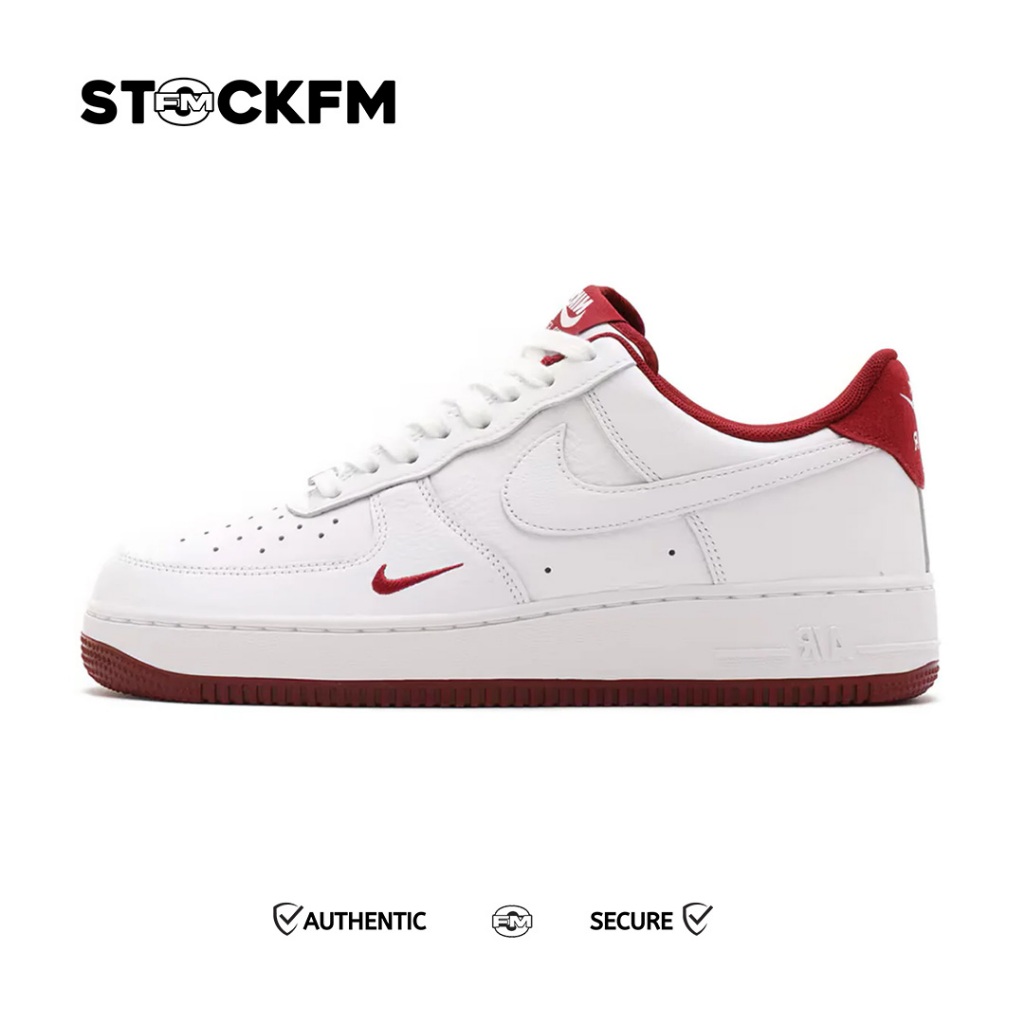 Nike Air Force 1 Low White Team Red Original