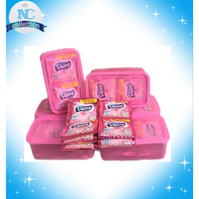 SAYANG CAIR SACHET/SAYANG CAIR RENTENG FREE BOX